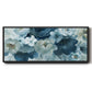 Blue on Blue - Floater Framed Canvas Print