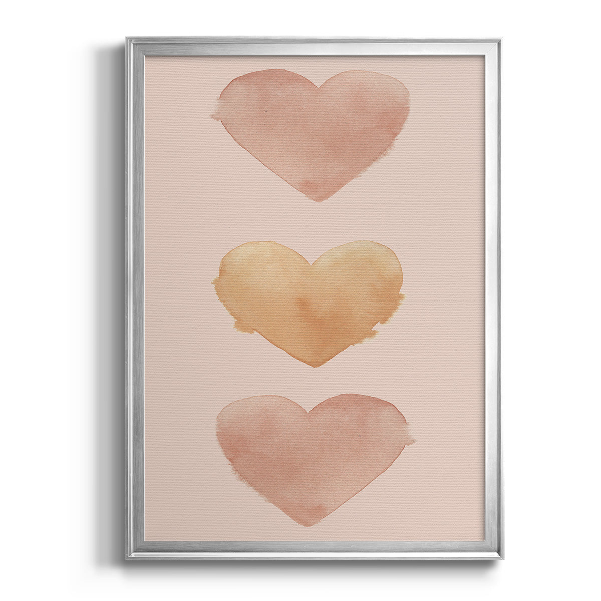 Modern Romance Collection B - Modern Framed Canvas Print