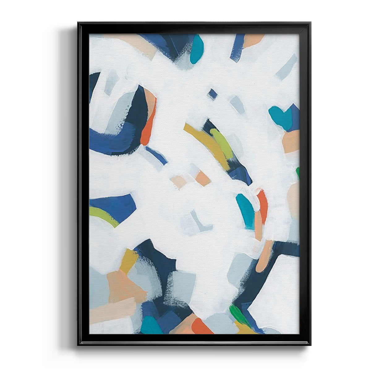 Bright Orbit I - Modern Framed Canvas Print