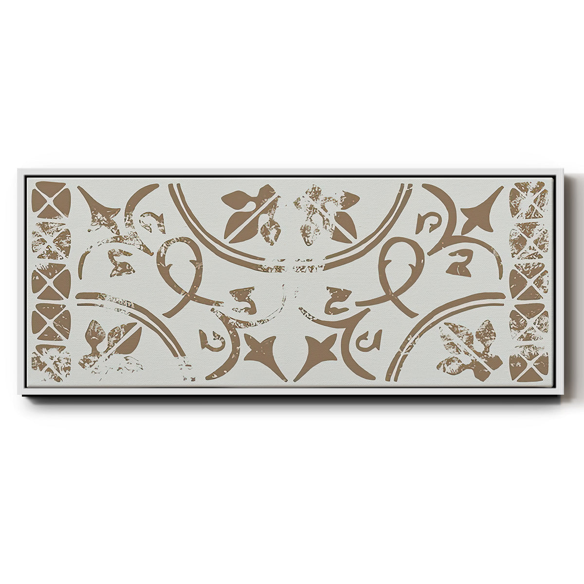 Ceramic Tile Collection D - Floater Framed Canvas Print