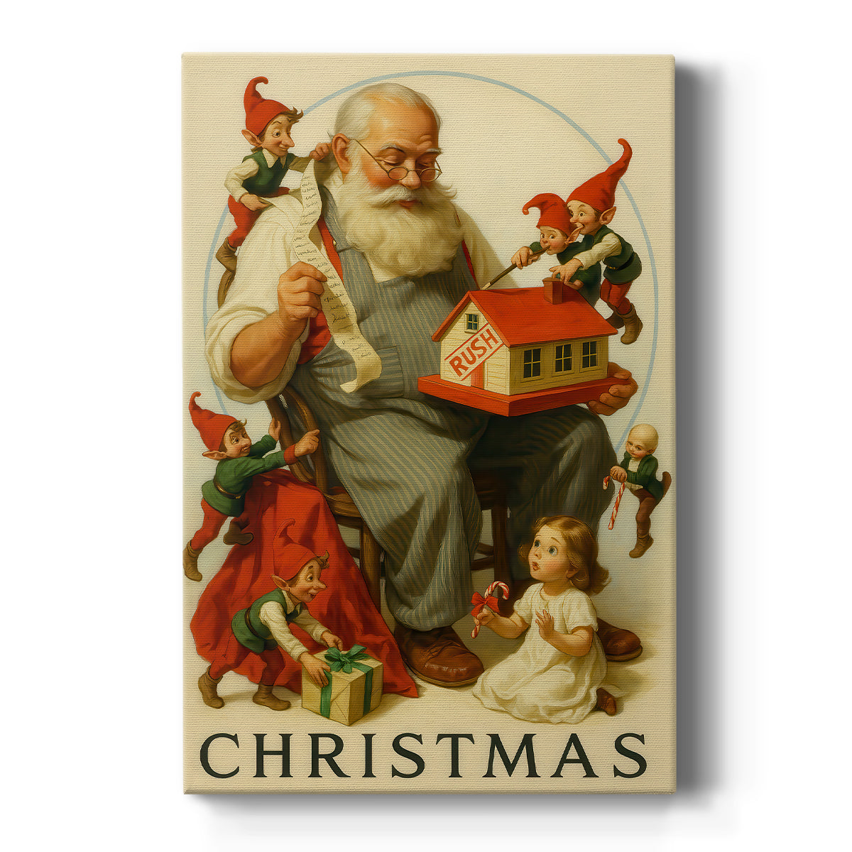 Twilight of Tinsel-Gold Dusk - Canvas Art Print