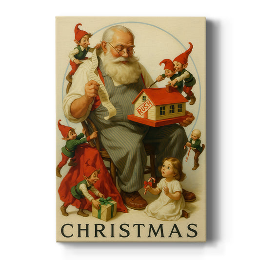 Twilight of Tinsel-Gold Dusk - Canvas Art Print