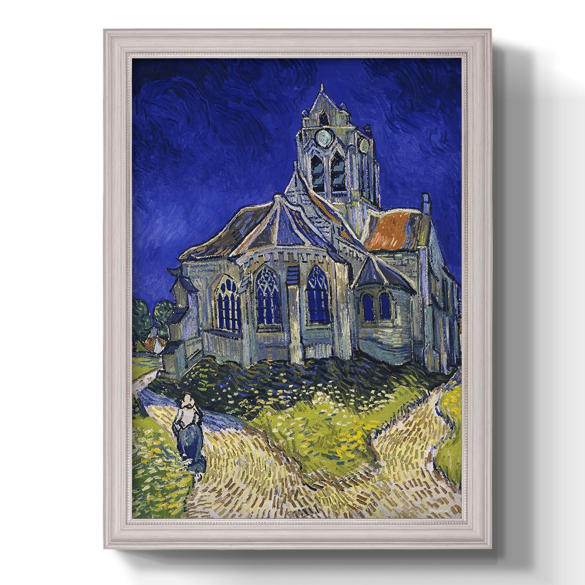 The Church at Auvers - Ornate Framed Canvas Print
