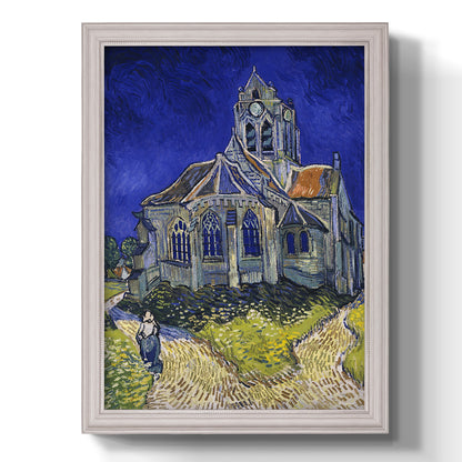 The Church at Auvers - Ornate Framed Canvas Print
