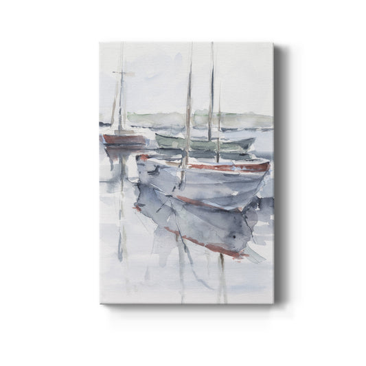 Watercolor Harbor Study I Premium Gallery Wrapped Canvas - Ready to Hang