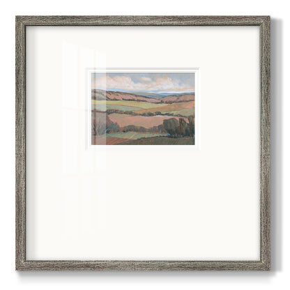 Hilly Countryside II Premium Framed Print Double Matboard