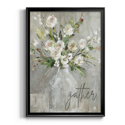 Gather - Modern Framed Canvas Print