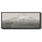 Mount Shasta - Floater Framed Canvas Print