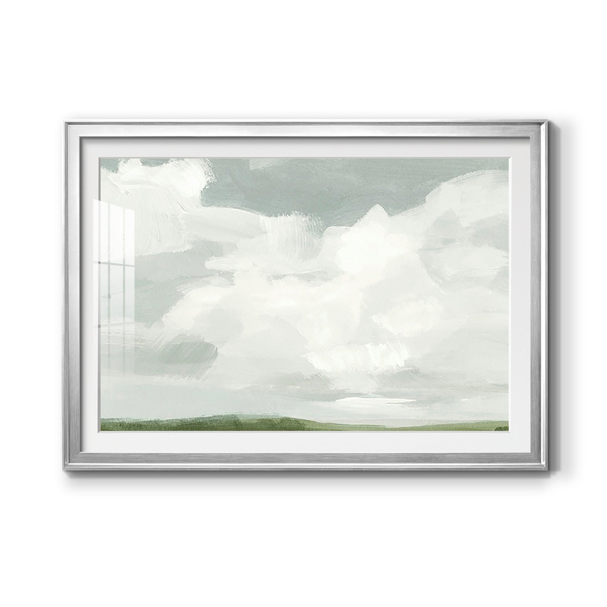 Gray Stone Sky I - Modern Framed Art Print