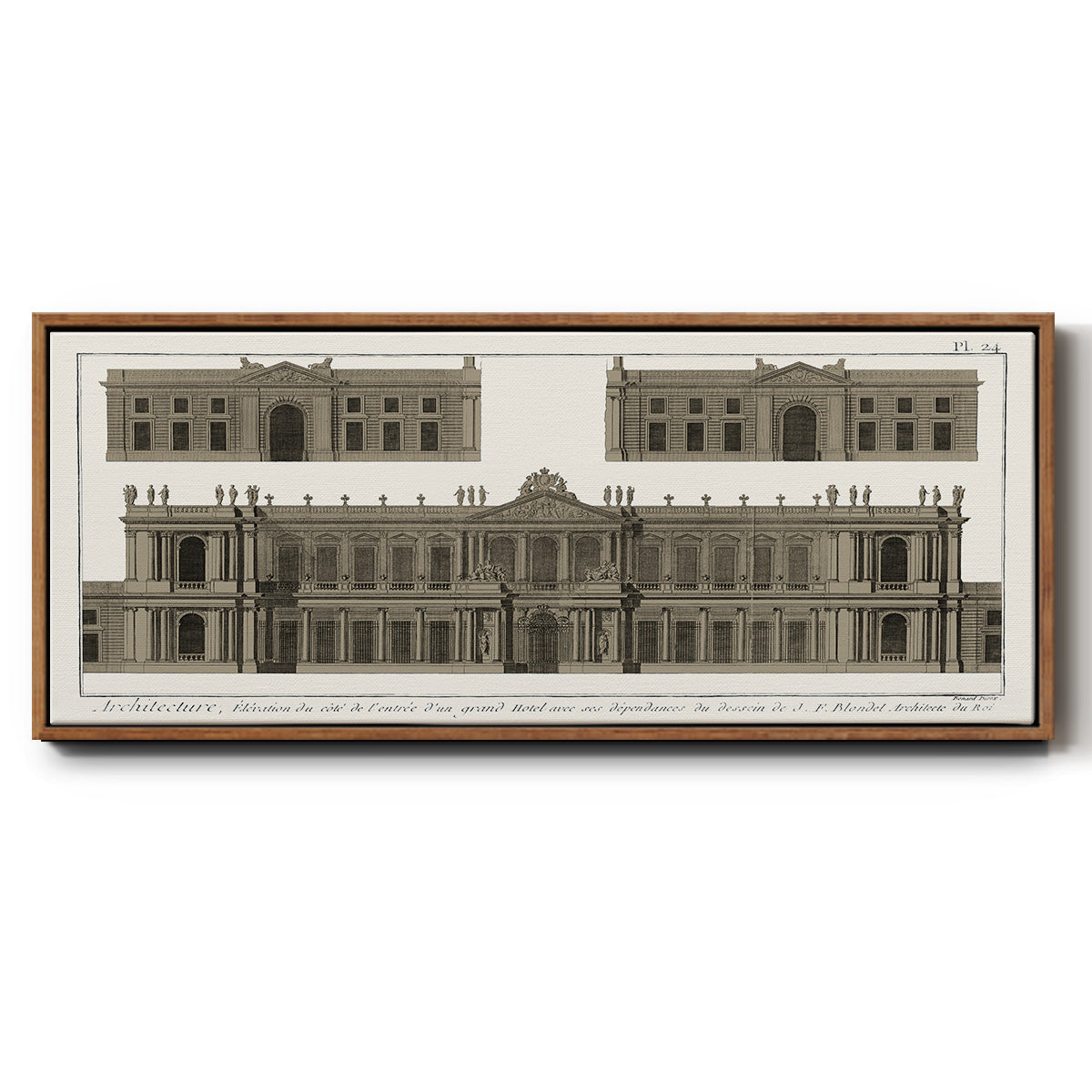 Buildings & Facades I - Floater Framed Canvas Print