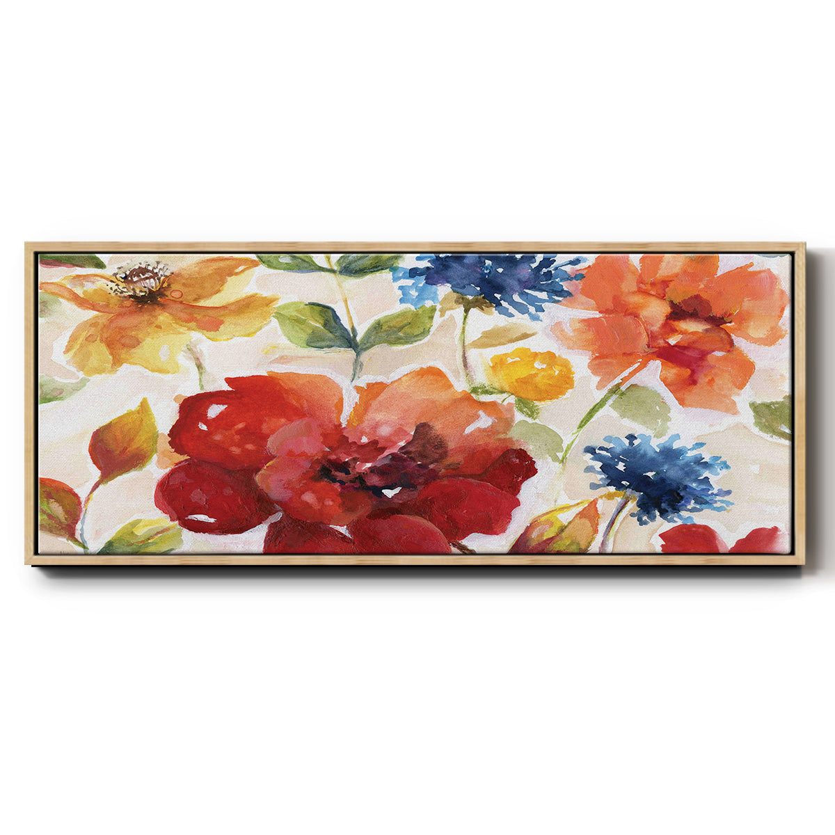 Summer Salsa - Floater Framed Canvas Print