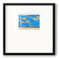 Textured Beachscape I - Double Matboard Framed Print