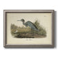 Audubons Blue Heron - Ornate Framed Canvas Print