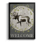 Woodland Welcome IV - Modern Framed Canvas Print