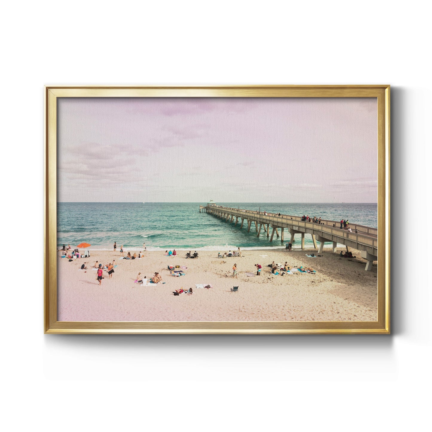 Deerfield Beach Premium Classic Framed Canvas - Ready to Hang