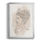 Greek Busts VI - Modern Framed Canvas Print