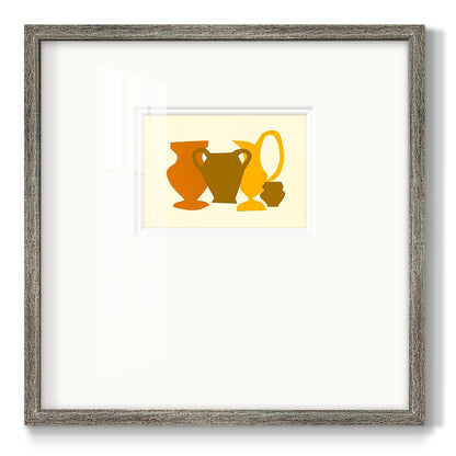 Posing Pottery II Premium Framed Print Double Matboard