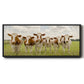 The F Side - Floater Framed Canvas Print