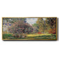 The Park - Floater Framed Canvas Print