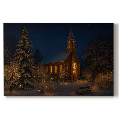 Pale Winter Dawn Parish - Canvas Art Print