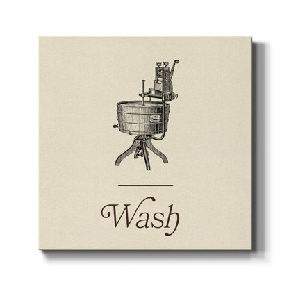 Laundry Sign I - Canvas Art Print