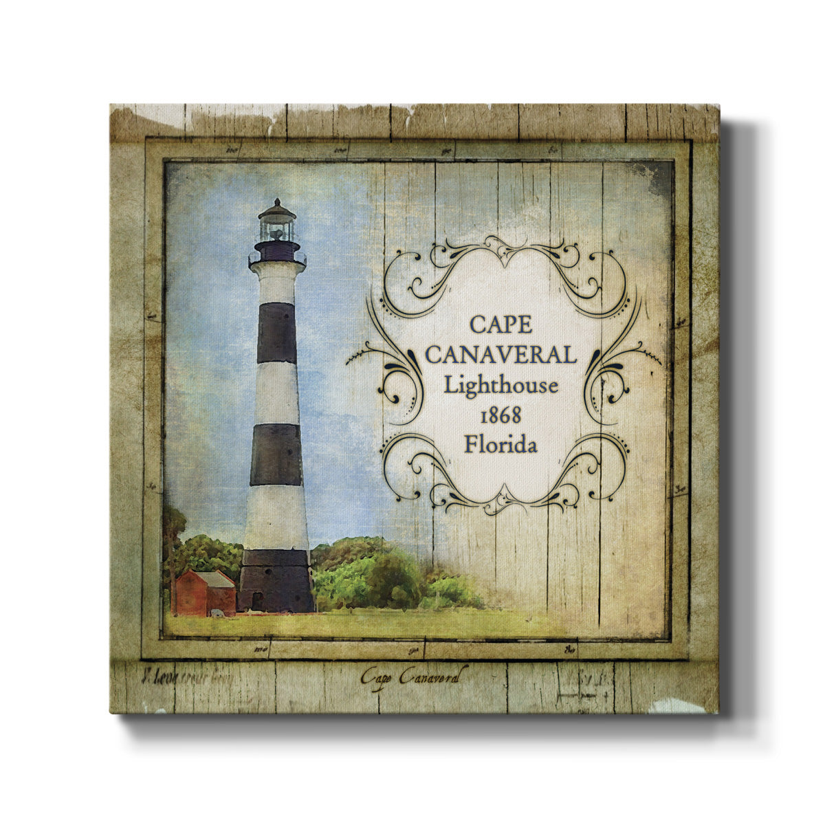 Florida Lighthouse II-Premium Gallery Wrapped Canvas - Ready to Hang