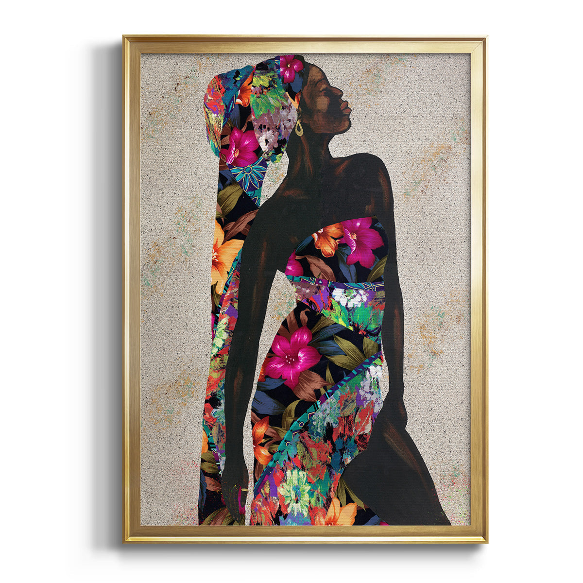 Woman Strong I - Modern Framed Canvas Print