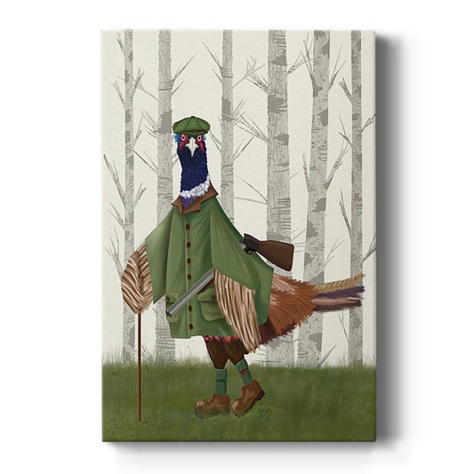 Pheasant Shooting Party 6 - Canvas Art Print