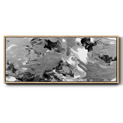 Rich Marble - Floater Framed Canvas Print