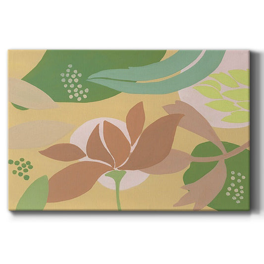 Neutral Blooms I - Canvas Art Print