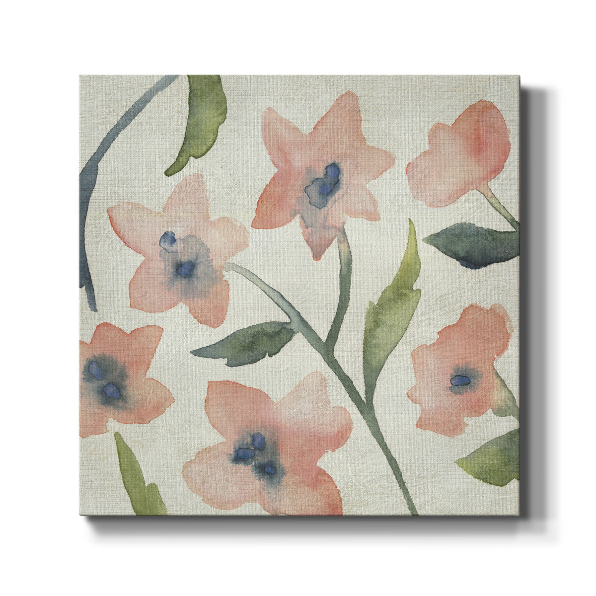 Blush Pink Blooms III-Premium Gallery Wrapped Canvas - Ready to Hang