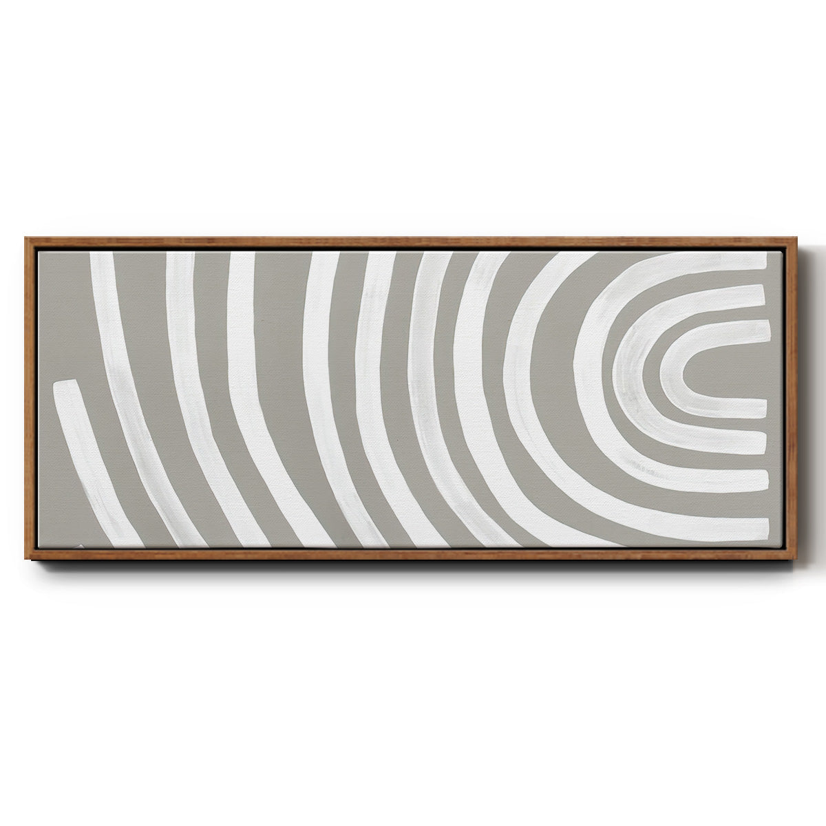 Broken Rainbow I - Floater Framed Canvas Print