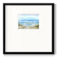 Seaside Escape Premium Framed Print Double Matboard