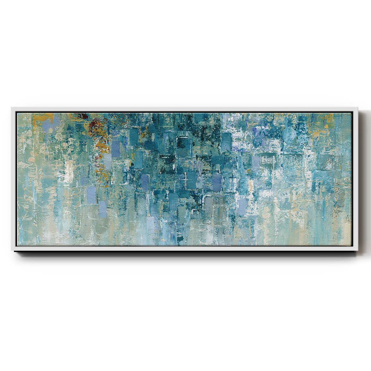 I Love the Rain - Floater Framed Canvas Print