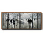 Morning Paris - Floater Framed Canvas Print