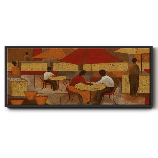 Lasting Memory I - Floater Framed Canvas Print