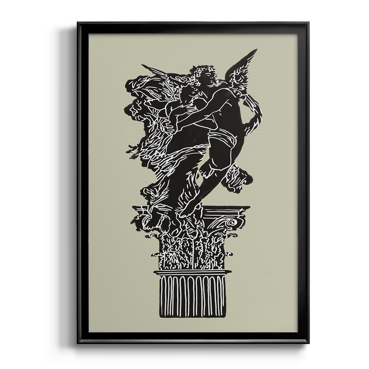 Magic Garden I - Modern Framed Canvas Print