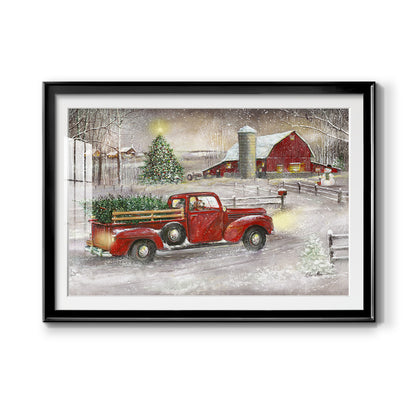 Making Christmas Memories - Modern Framed Art Print