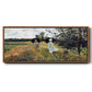 The Promenade Near Argenteuil, 1875 - Floater Framed Canvas Print