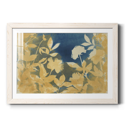 Peony Field - Barnwood Framed Art Print