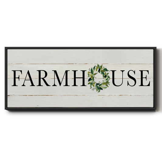 Farmhouse - Floater Framed Canvas Print