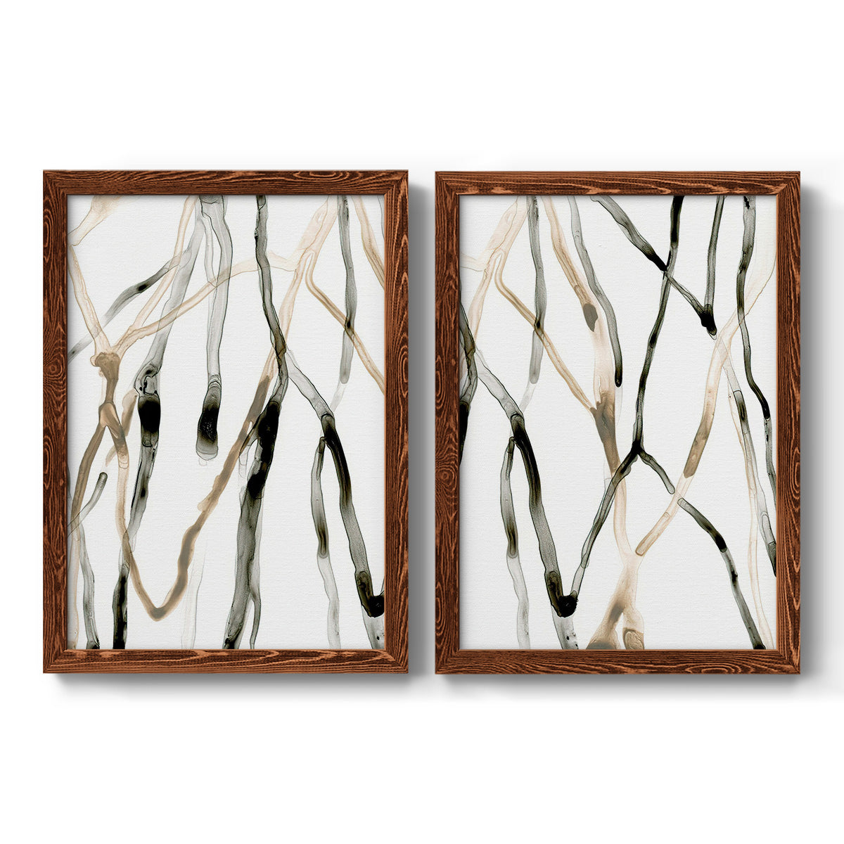 Runnel XI - Premium Framed Canvas 2 Piece Set - Ready to Hang