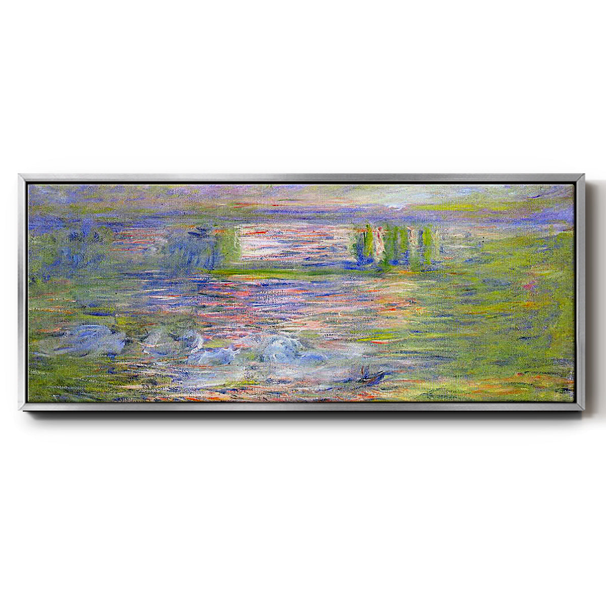 Charing Cross Bridge - Floater Framed Canvas Print