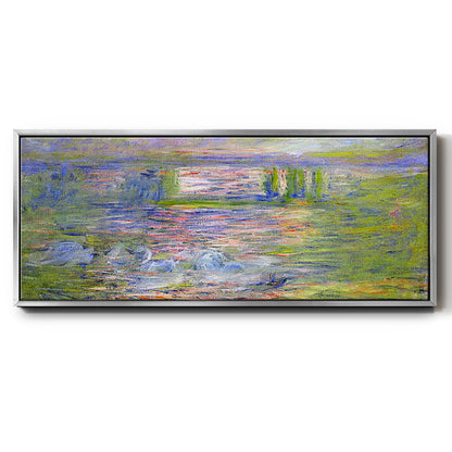Charing Cross Bridge - Floater Framed Canvas Print