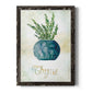 Potted Thyme - Barnwood Framed Canvas Print