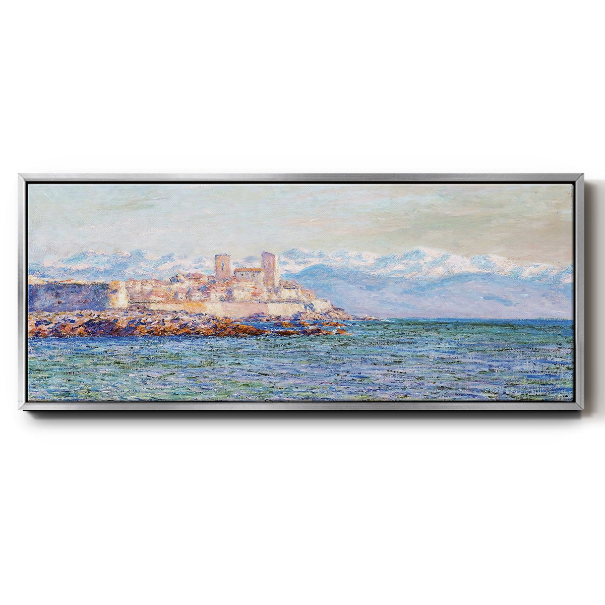 The Old Fort at Antibes, 1888 - Floater Framed Canvas Print