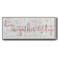 Holidays Gather - Floater Framed Canvas Print