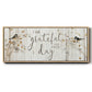 Grateful for this Day - Floater Framed Canvas Print