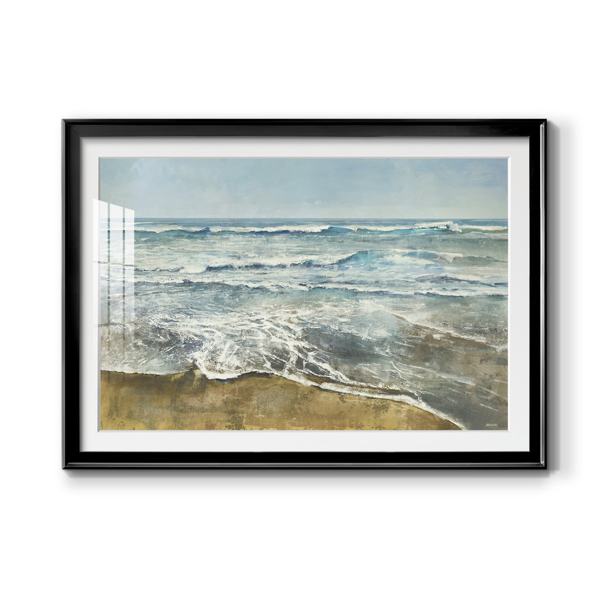 BEACHCOMBING Premium Framed Print - Ready to Hang