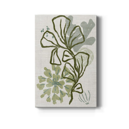 Coral Blockprint III - Canvas Art Print